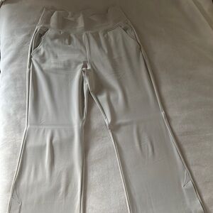 Athleta Women's Boot Cut Flare Pants in Light Beige